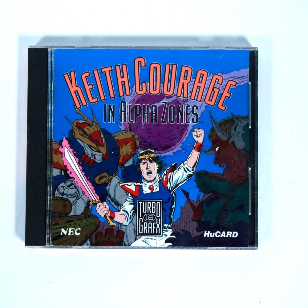 Keith Courage in Alpha Zones (TurboGrafx-16, 1989) CIB Manual